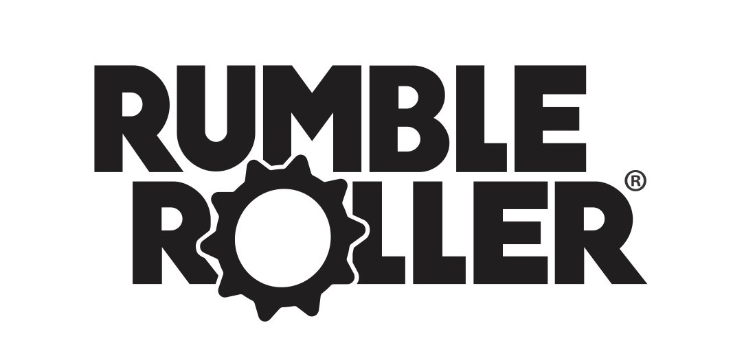 RumbleRoller ランブルローラー – ブランドロゴ・ホワイトバックグラウンド